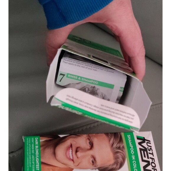 Just For Men 2 Pack Dark Blonde/ Light Brown NIB Damaged Box Hair Color - Picture 4 of 8